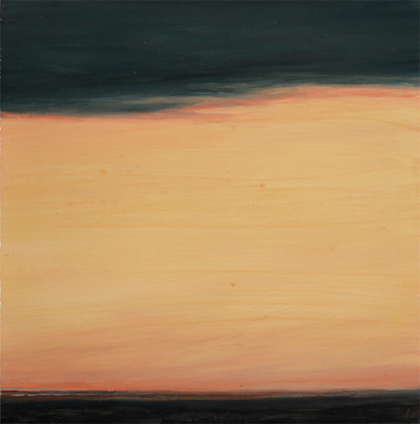 Evening Series, Spurs Ranch Road, Heavy Above , Diptych Left and Right Panels by Marjorie Lindsay