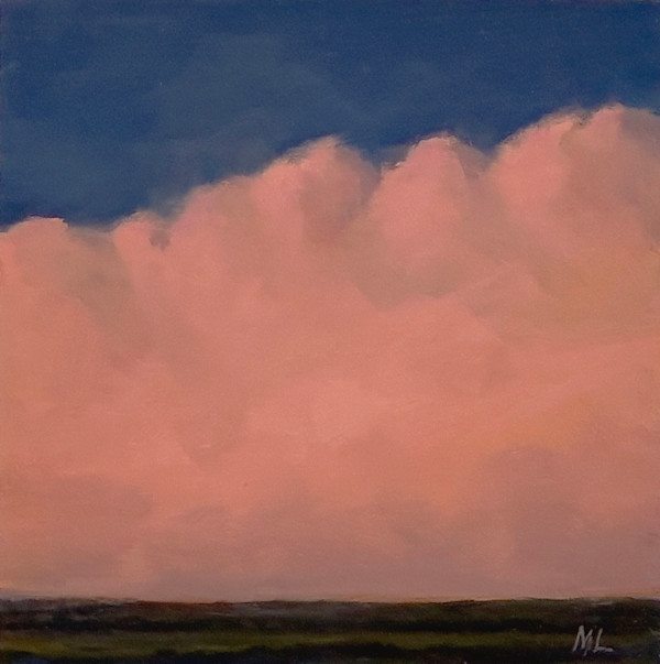 Evening Series, Spurs Ranch Road, Cumulus Pink by Marjorie Lindsay