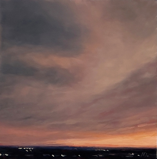 Evening Series, Spurs Ranch Road, Fading Storm by Marjorie Lindsay