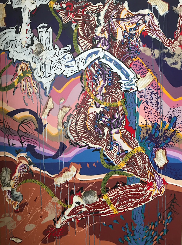 Running through the desert by Lisa Ross