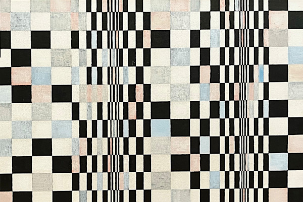 Homage to Bridget Riley #2 by Amy Ione