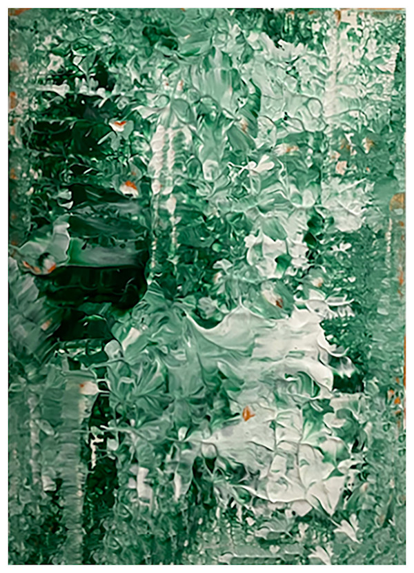 Green Landscape Sketch by Amy Ione