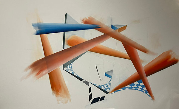 Unfinished: About AI (Amy Ione) 60x36 inches by Amy Ione