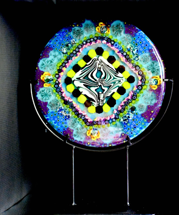 Blue/Green Mandala by Susan Mason