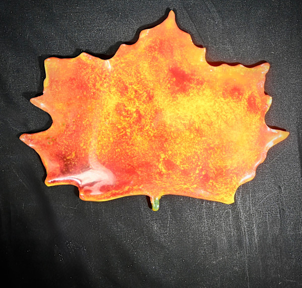 Fall maple leaf by Susan Mason
