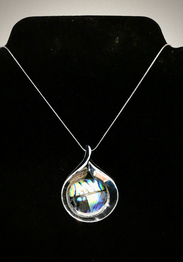 tear drop scarab necklace by Susan Mason