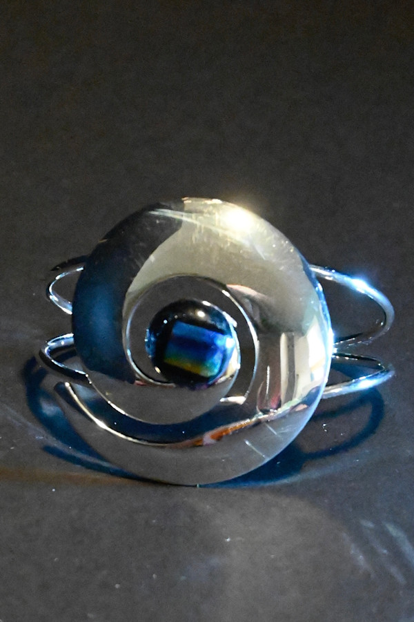 dichroic Cuff # 5 by Susan Mason