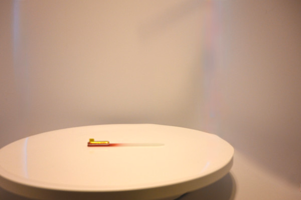 Fused glass ombre fingernail file by Susan Mason, Image 1.