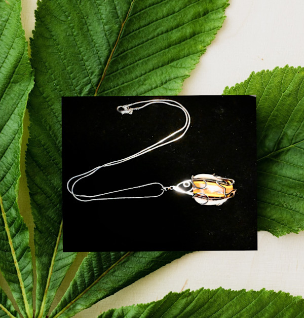 Eye of the tiger necklace by Susan Mason