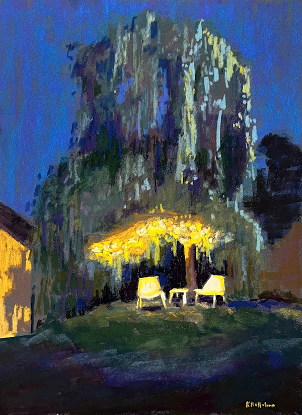 Under the Willow at Twilight by Monte Perry