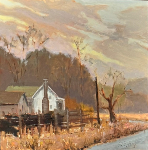 Sunset at Delrose by Monte Perry