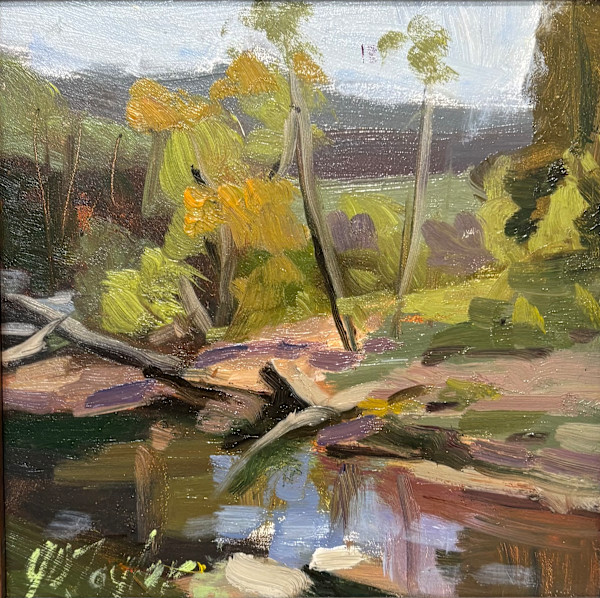 Creek Beside My House by Monte Perry