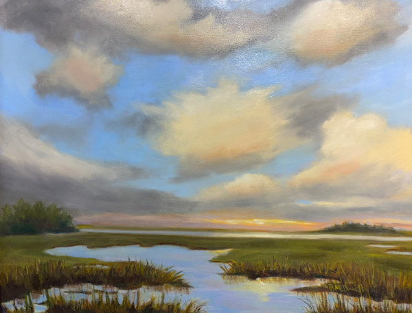 Soft Marsh Light by Flourish Fine Art Gallery & Studio