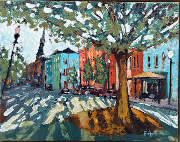 South Side Square Street by Flourish Fine Art Gallery & Studio, Image 1.