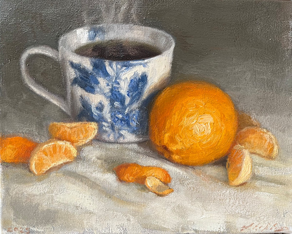 Tea with Orange by Flourish Fine Art Gallery & Studio, Image 3.