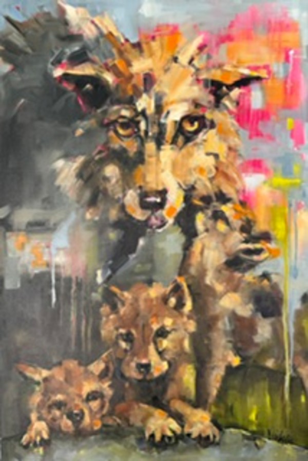 Raised By Wolves by Flourish Fine Art Gallery & Studio, Image 1.