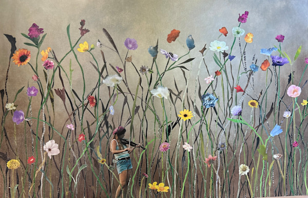 Fiddlin' in the Flowers by Flourish Fine Art Gallery & Studio, Image 2.
