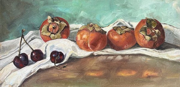 Persimmon Parade by Flourish Fine Art Gallery & Studio, Image 1.