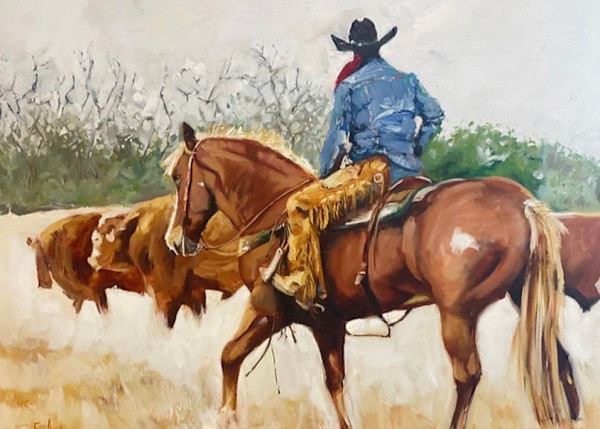 Turning Out the Bulls by Flourish Fine Art Gallery & Studio, Image 12.
