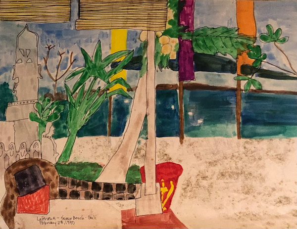 Bali - La Tervana on Sanur Beach by Charlene Huston