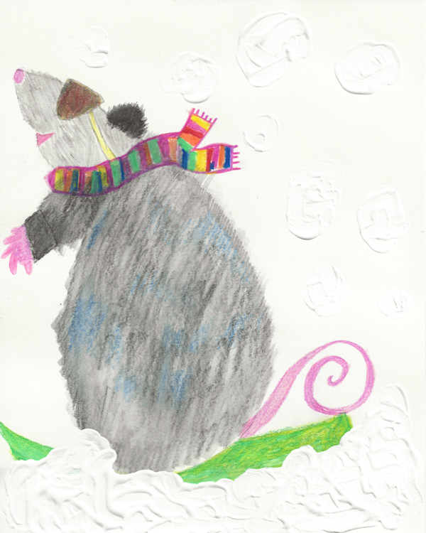 Oscar Skier by Charlene Huston