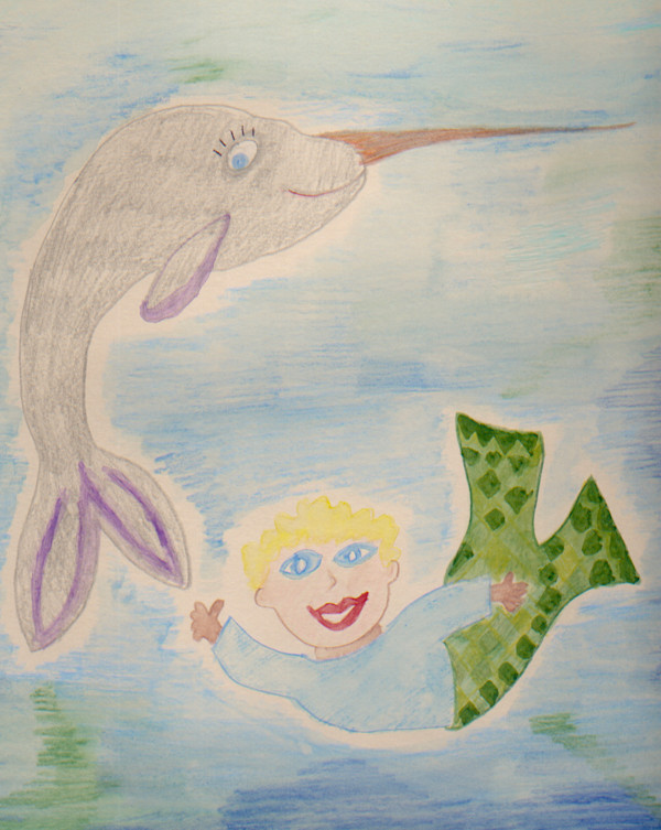 Isla the Tiniest Mermaid in the Sea with Nicky the Narwal by Charlene Huston