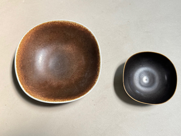 The Ochre "Hare's Fur" Bowl by Berndt Friberg, Image 1.