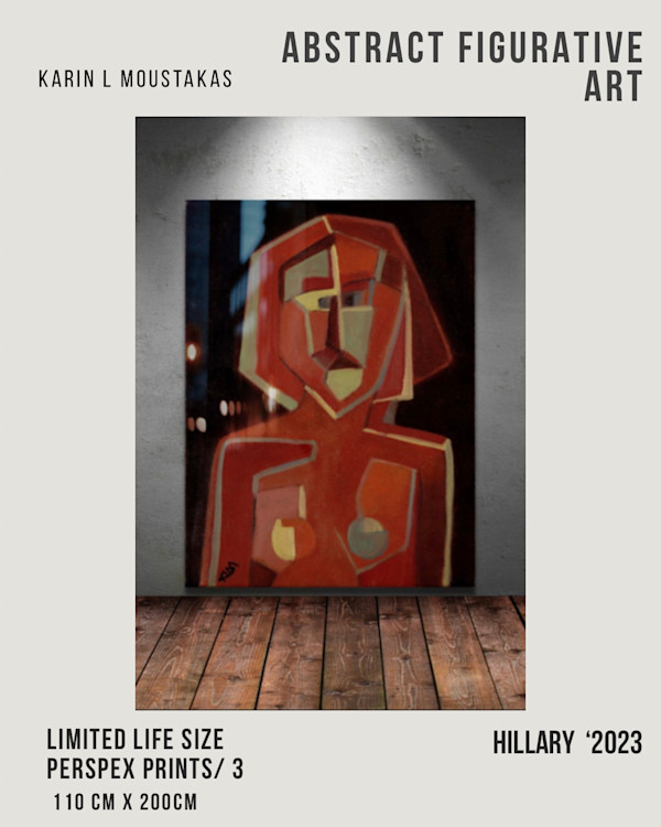 Hillary in Perspex by Karin Moustakas