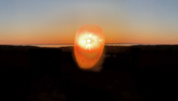 Breath on Sunrise (The  Distance Between the Sun and the Earth) by Cynthia Greig, Image 1.