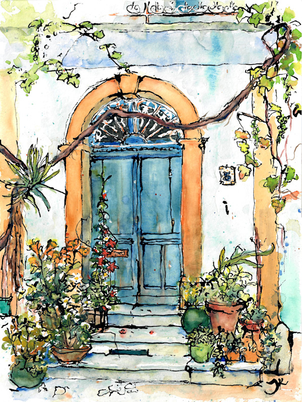 Porte 5 Rue Mazan by Julia Kaulbach