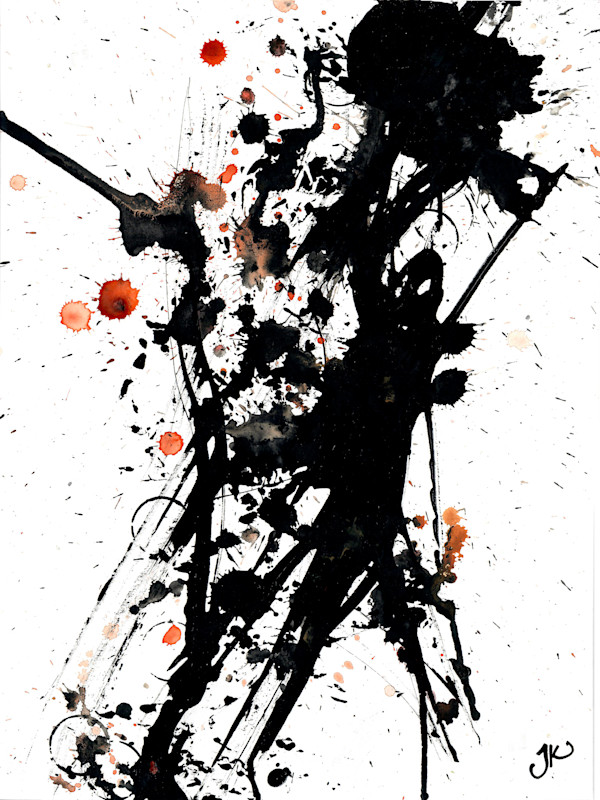Abstract 07 - Angry Bird by Julia Kaulbach