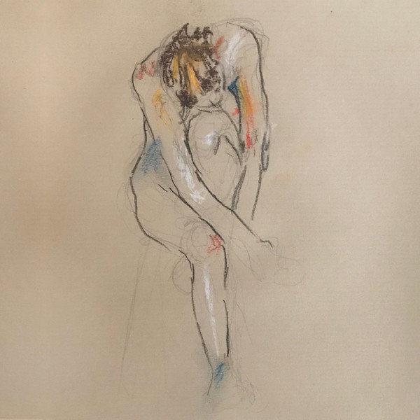 Nina, erstes Pastel by Julia Kaulbach
