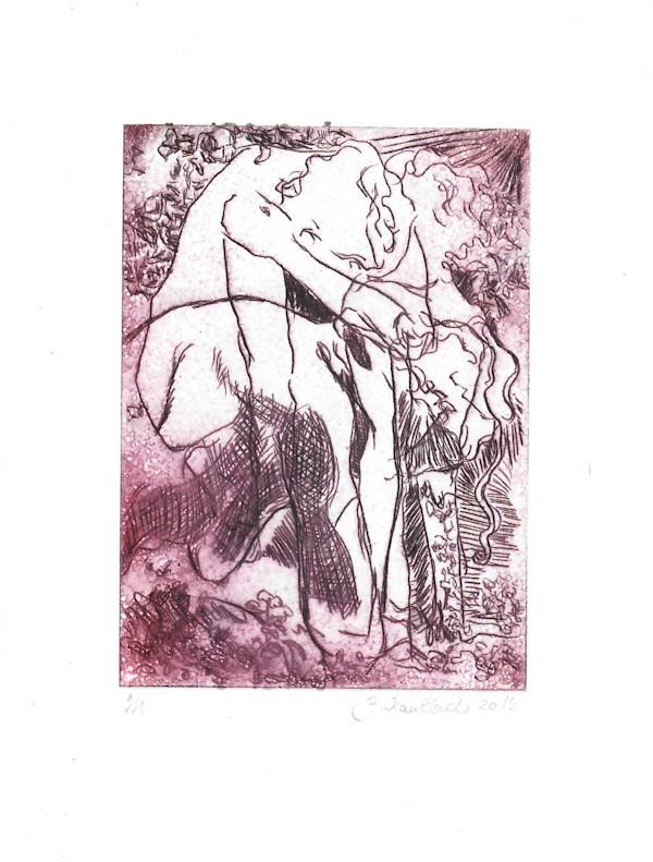 Model monoprints 1/25 by Julia Kaulbach