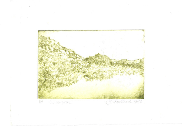 Conquerac Monoprints #1 by Julia Kaulbach