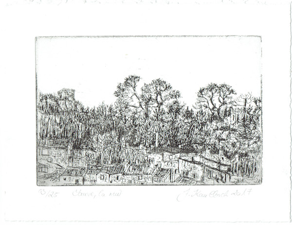Sauve, nuit,  schwarz 1/25 by Julia Kaulbach
