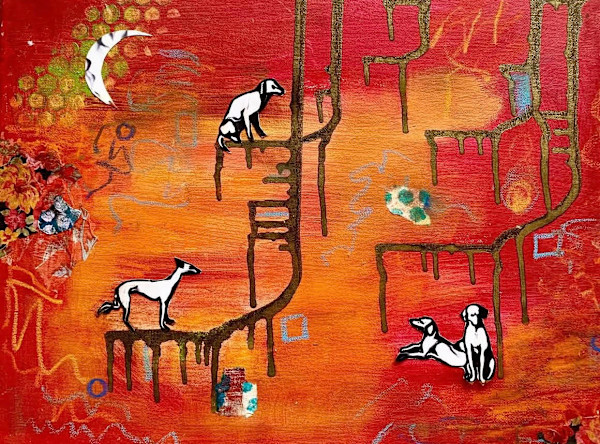 Dogs IV by nancy gordon