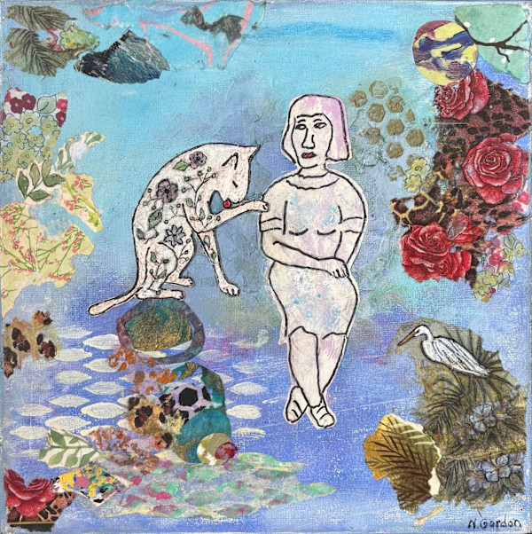 Cat Lick by nancy gordon