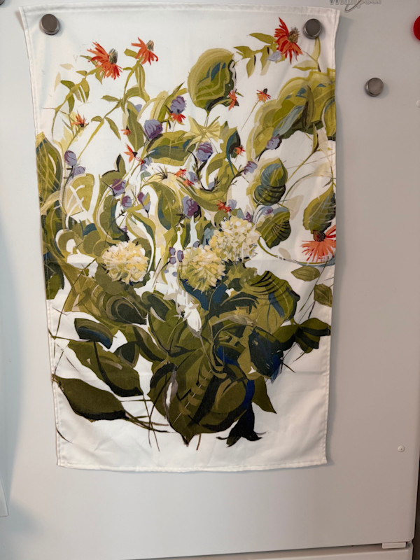 Mural tea towel. by nikki