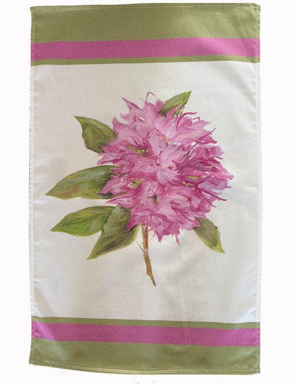Rhody tea towel by nikki