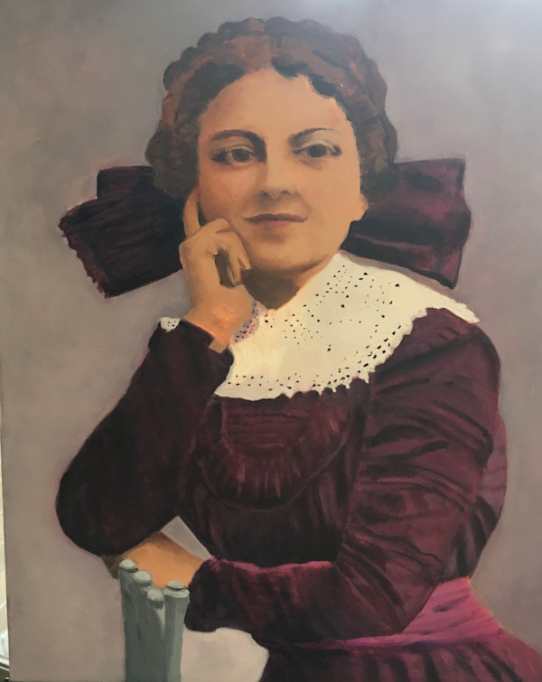 Polish Girl with Velvet and Lace by Sandy Katz