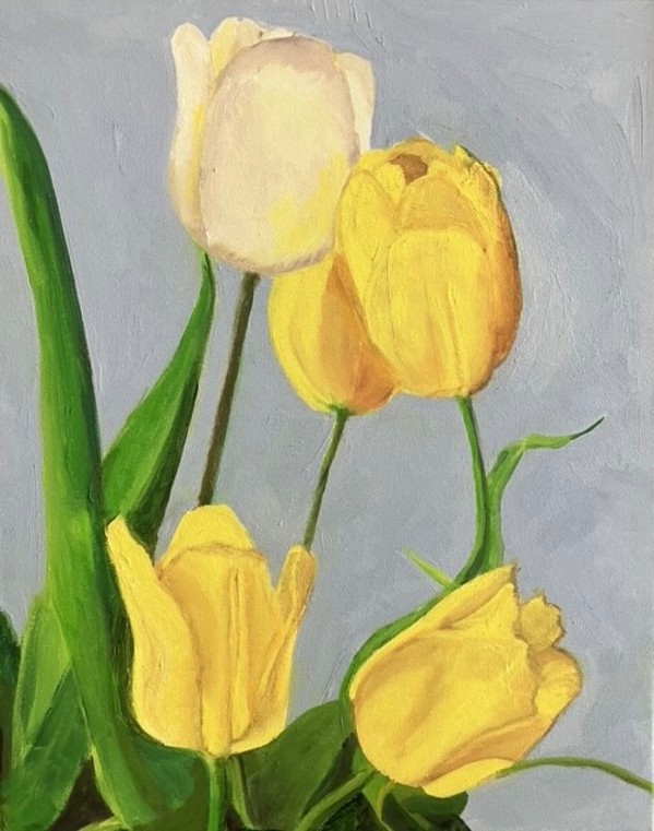 Swaying Tulips by Sandy Katz