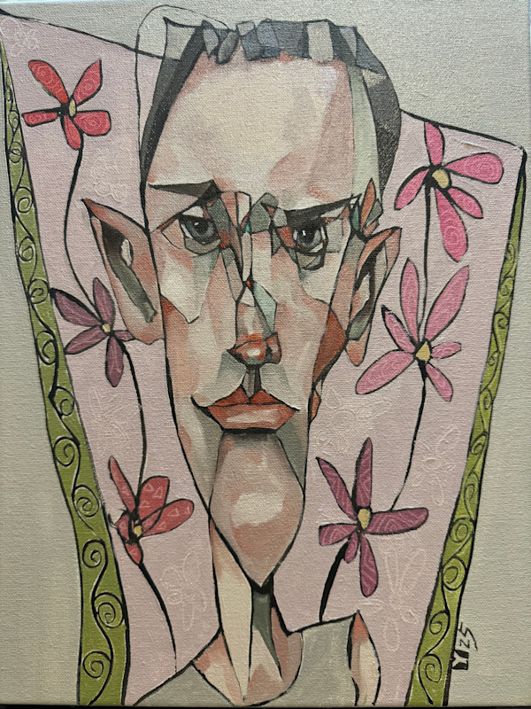 Thinking about flower by Young Kim
