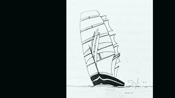 Indiaman Merchant Vessel concept by Douglas Black