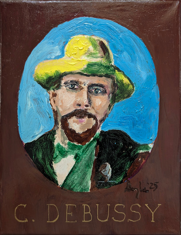 Portrait Of Claude Debussy by Douglas Black