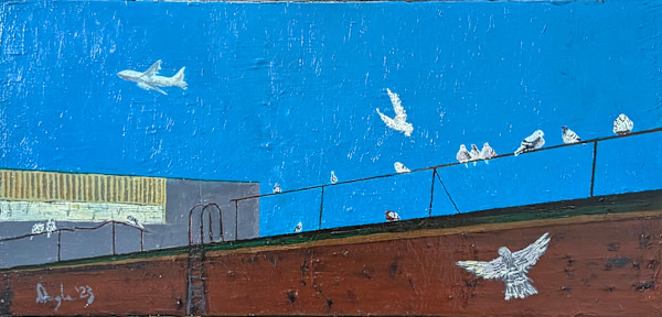 Blue Pigeons No. 2 by Douglas Black