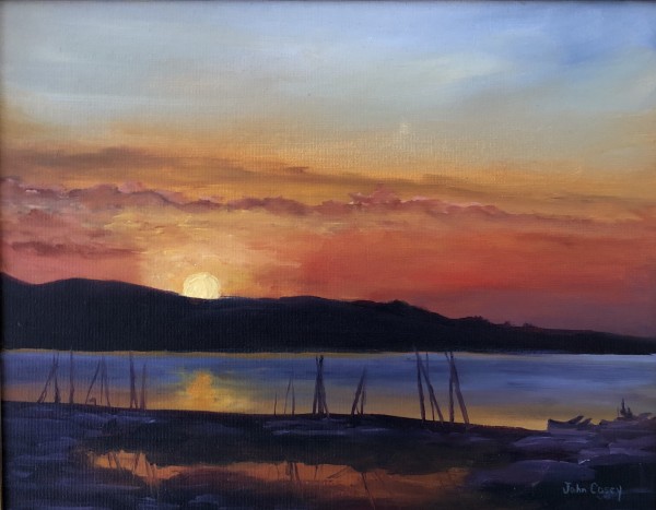 La Napoule Sunset  by John Casey