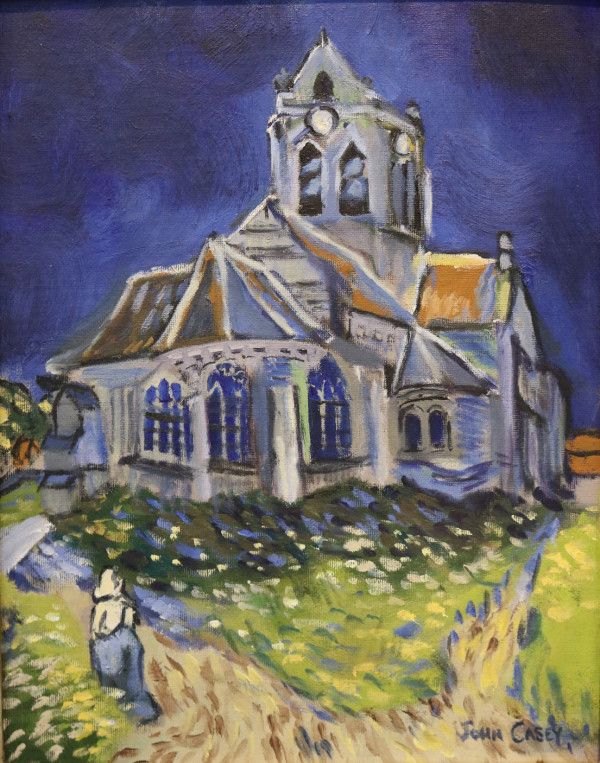 Interpretation of Vincent Van Gogh's, "The Church at Auvers" by John Casey