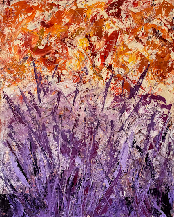 Fall Meadow by Wanda Oliver