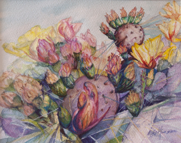 A Splendid Riot of Prickly Pear by Lindy Cook Severns