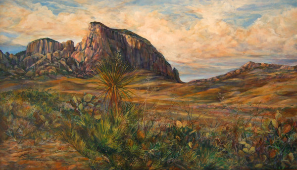 Approach to the Chisos by Lindy Cook Severns